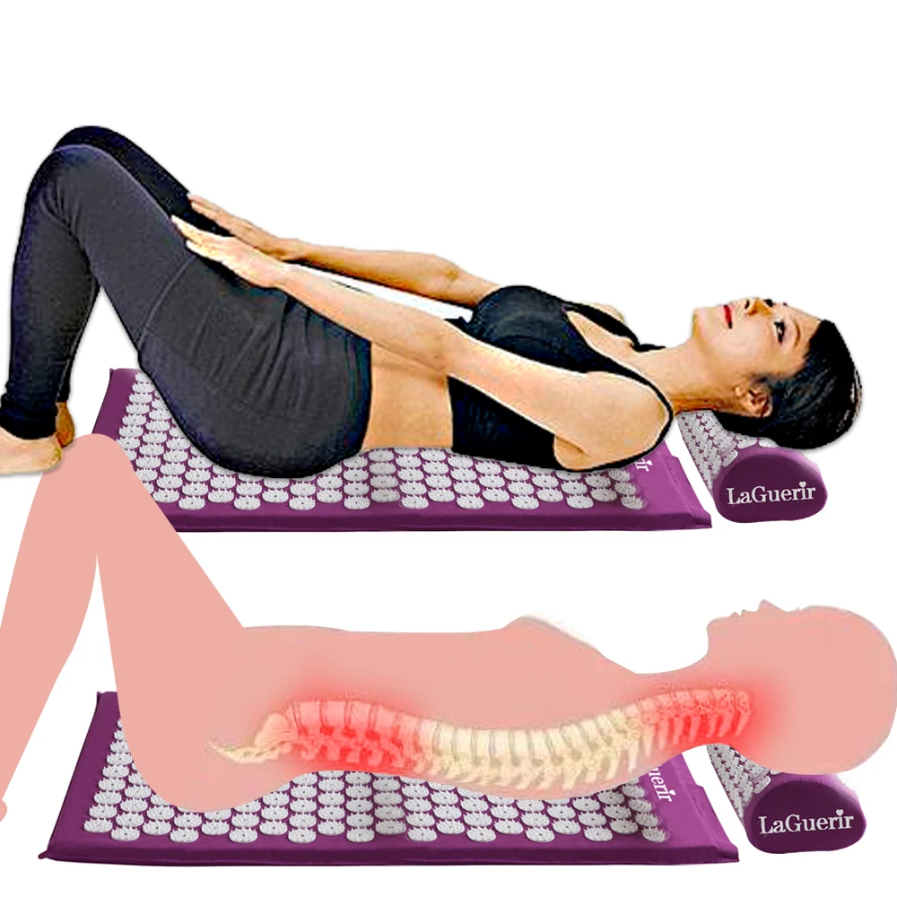 Массажная подушка для акупрессуры акупунктурный коврик с мешком йоги|massager cushion - Фото №1