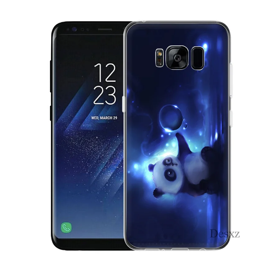 Чехол для телефона Desxz с флуоресцентной пандой Samsung GALAXY J3 J1 J2 J5 J6 J7 Prime жесткий