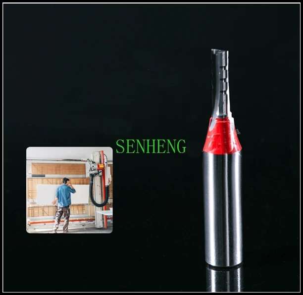1 шт. 1/2*6*22 три флейты TCT Прямой бит ЧПУ фрезы Деревообрабатывающие инструменты