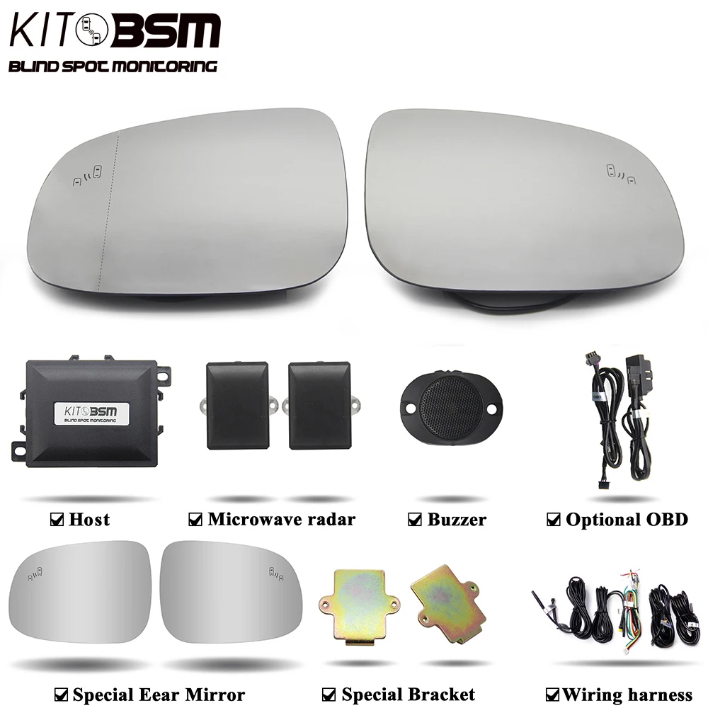 Kitbsm Автомобильный датчик слепой точки assist BSM 24GHZ Bsd/Bsm/Bsa транспортное средство для