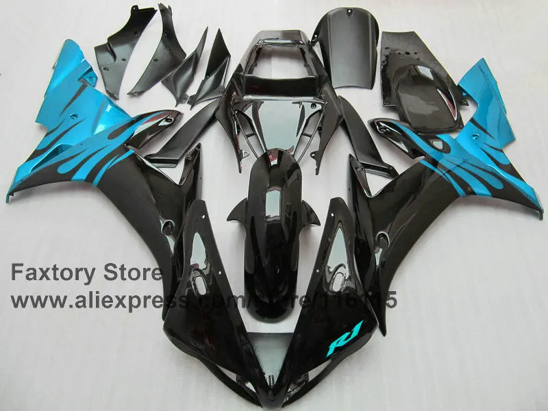 Настроить полный впрыска Обтекатели наборы для YAMAHA R1 2002 2003 YZF 02 03 белый обтекатель