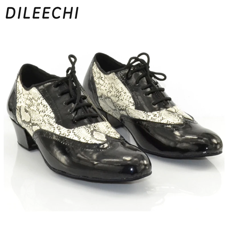 DILEECHI мужские туфли из натуральной кожи для латиноамериканских танцев Бальные