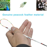 peacock feather fishing floats shallow water carpcrucian flotteur bobber buoy soft float fishing tackle accessory high quality