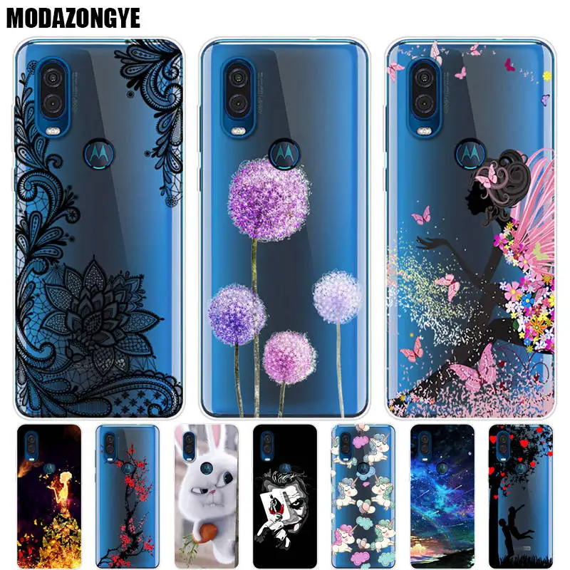 Чехол для Motorola One Action Phone Case Moto Cover XT1970 силиконовый мягкий чехол из ТПУ задней