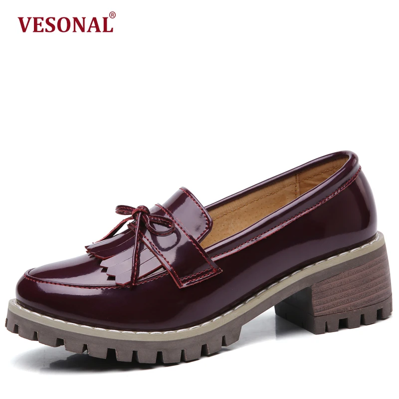Vesonal 2018 Лето Пояса из натуральной кожи Обувь Для женщин Насосы Мода Slip On Высокие