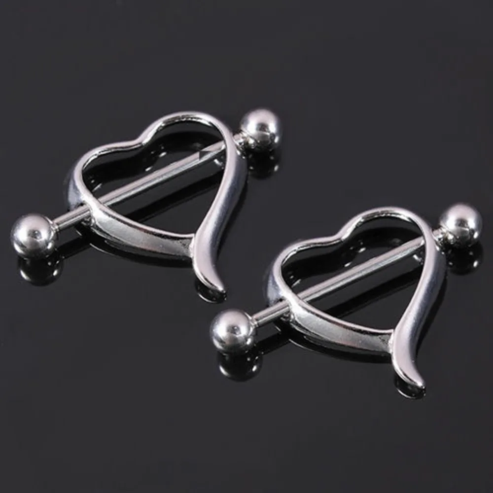 1 пара кольцо для пирсинга в виде сердца/крыла/цветка|barbell piercing|nipple barnipple wings |
