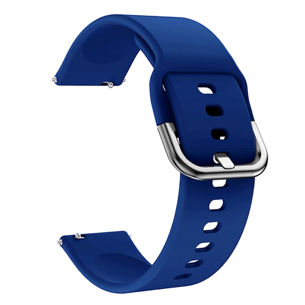 Силиконовый ремешок 20 мм для Samsung Gear Sport S2 классический сменный мягкий Galaxy Watch 42