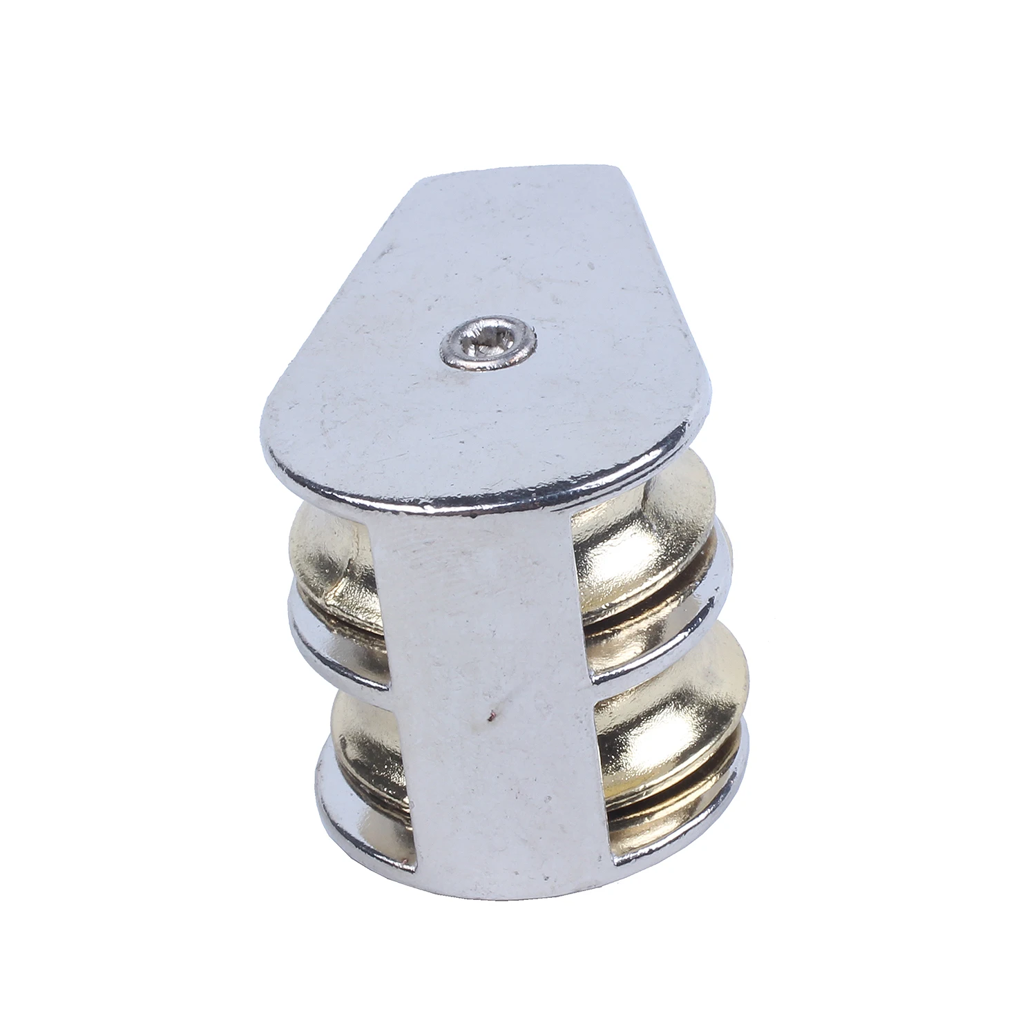 Абсолютно Новый 25 мм диаметр металла двойной шкив фиксированной веревки для глаз