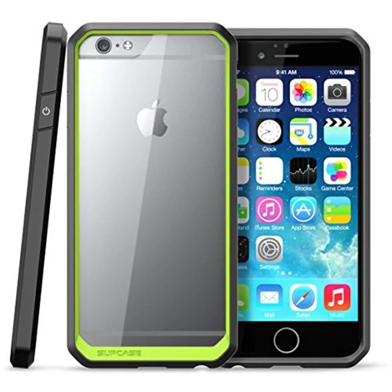 Green SUP чехол для iphone 6 6s чехол с единорогом Beetle серии премиум гибридный защитный ТПУ бампер+ прозрачная задняя крышка для iphone 6 6s чехол - Цвет: Green