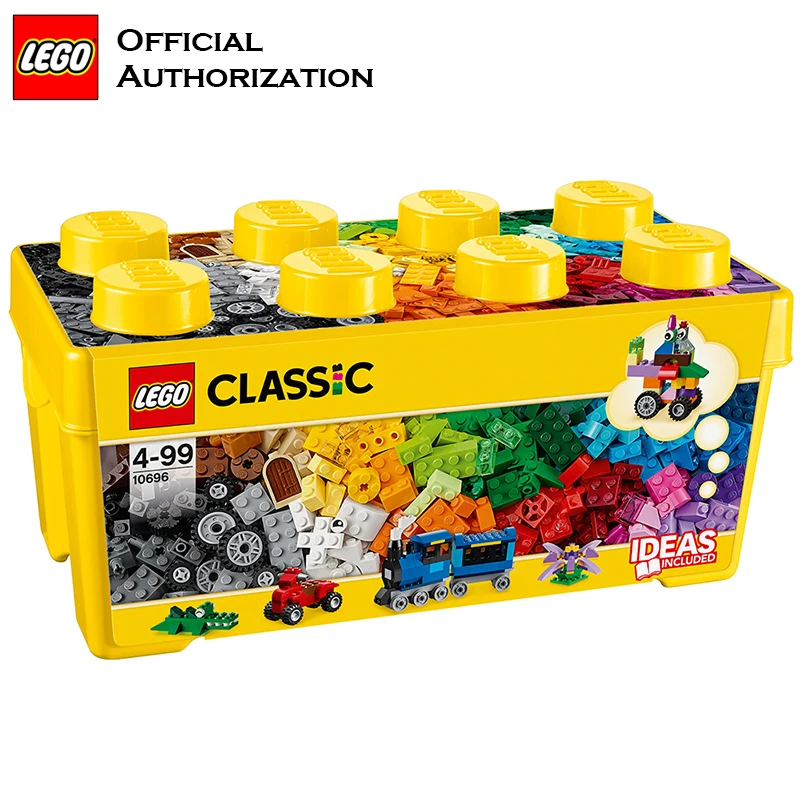 Lego строительные блоки классическая серия 790 шт. аксессуары игрушки 10696 коробка