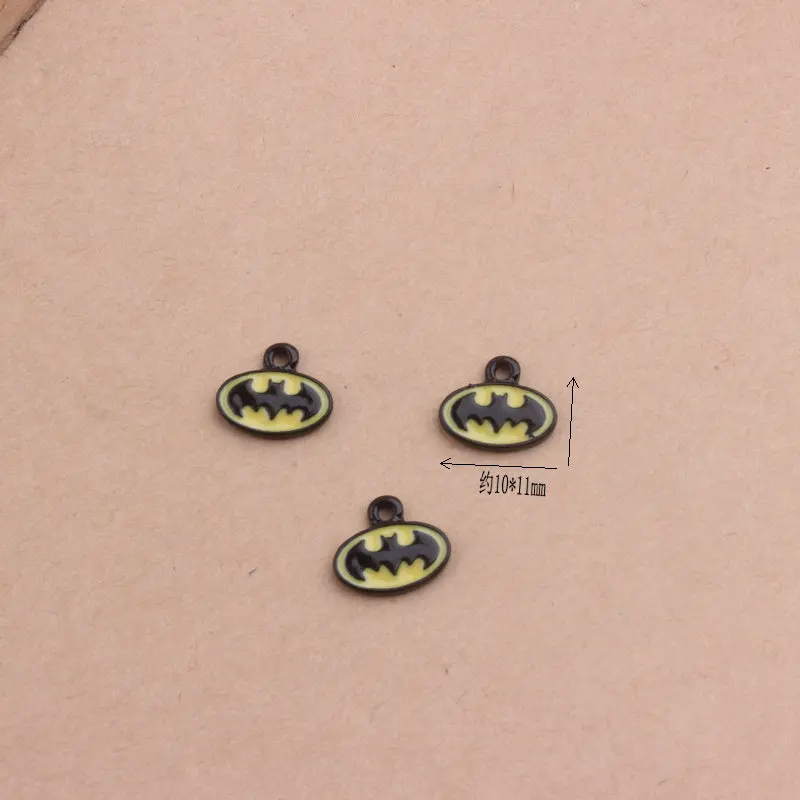 10 шт. металлические подвески в виде летучих мышей|rainbow charm|charm minijewelry logo |