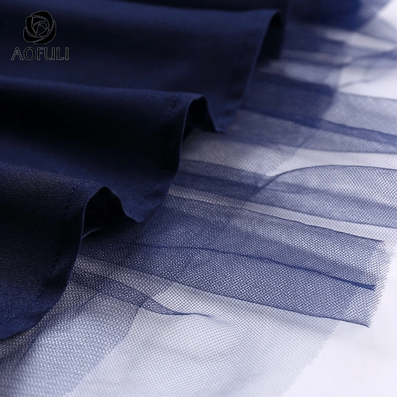 Размеры s/L/XL стильное платье в стиле пэчворк из 3 предметов Сетчатое с рукавами