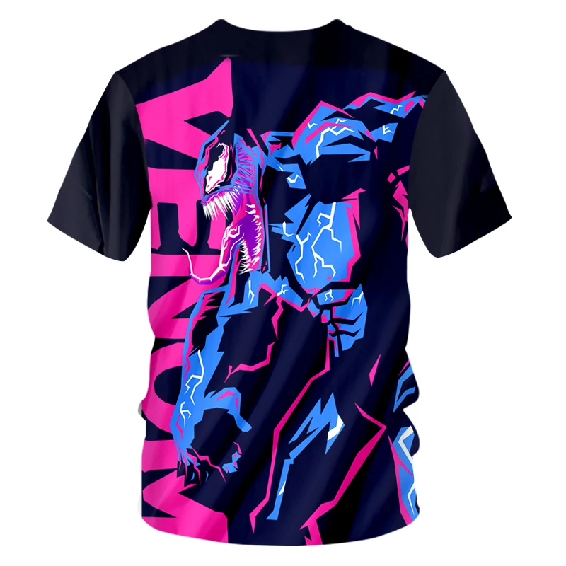 OGKB Summer V Neck T Shirts Male Short 3D Tee Shirt Printed Monster Alien Casual 5XL 6XL Garment Homme T-shirt | Мужская одежда