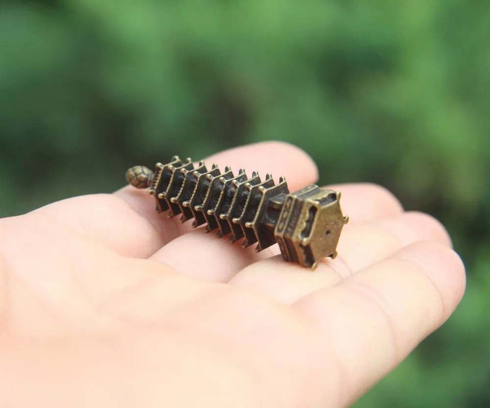 5 см китайская чистая бронза девять слоев фотолампа | Дом и сад