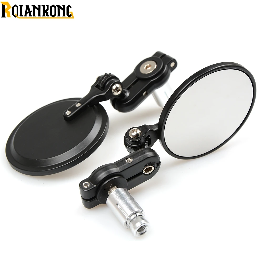 Universal Motorcycle Mirror View Side Rear 7/8&quot 22mm Handle bar For Kawasaki Z ZR ZX 125 250 750 750R 750S 800 1000 SX | Автомобили и