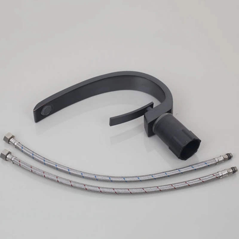 KEMAIDI смеситель для раковины черный латунный хромированный из никеля горячей и