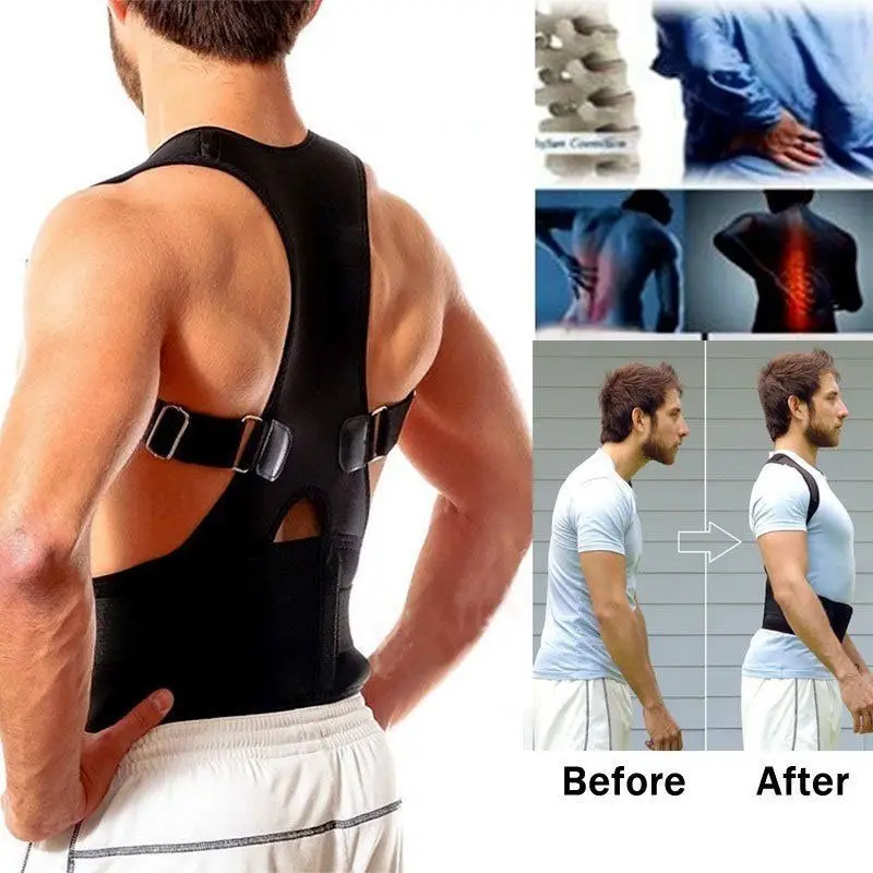 

Therapy Shoulder Back Support Belt for Men Women Braces & Supports Belt Shoulder Posture Corrector Posture Corrector Brace