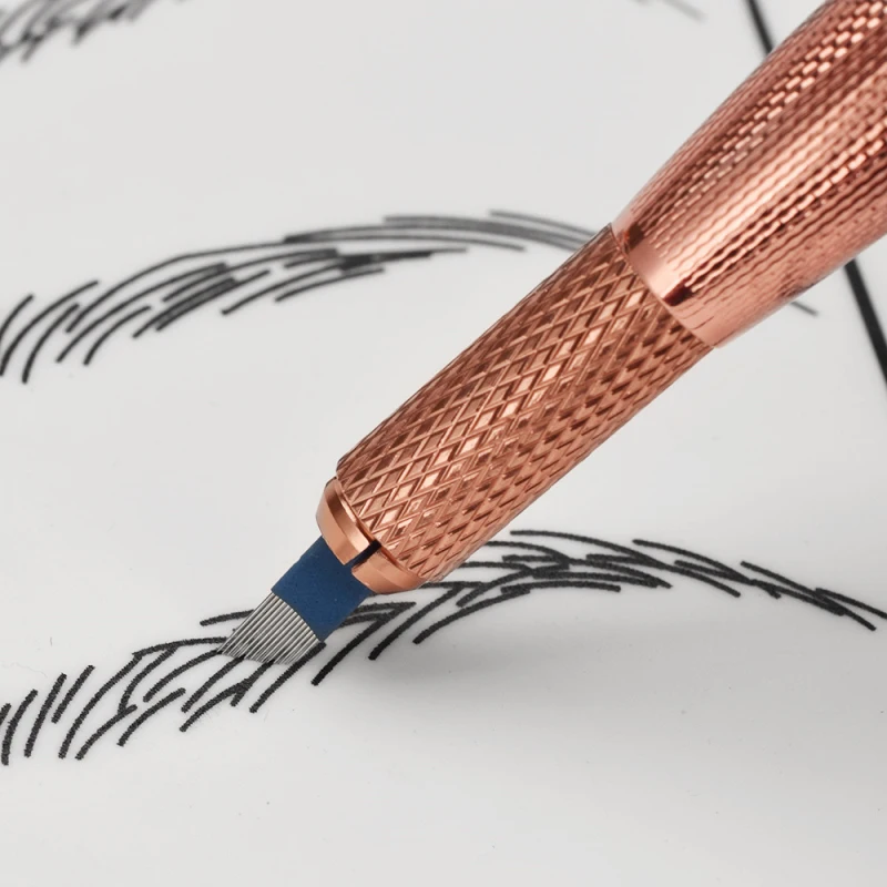 3D бровь Вышивание Татуировка ручка-держатель игл Microblading татуировка бровей и губ ручка с кристаллами алмаз Перманентная Татуировка аксессуары