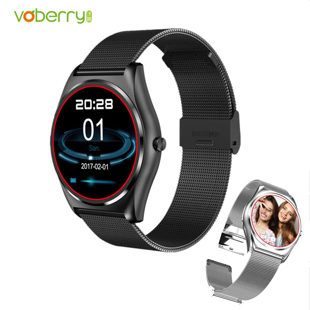 Смарт часы VOBERRY N3 с фитнес трекером пульсометром Bluetooth умные напоминания о
