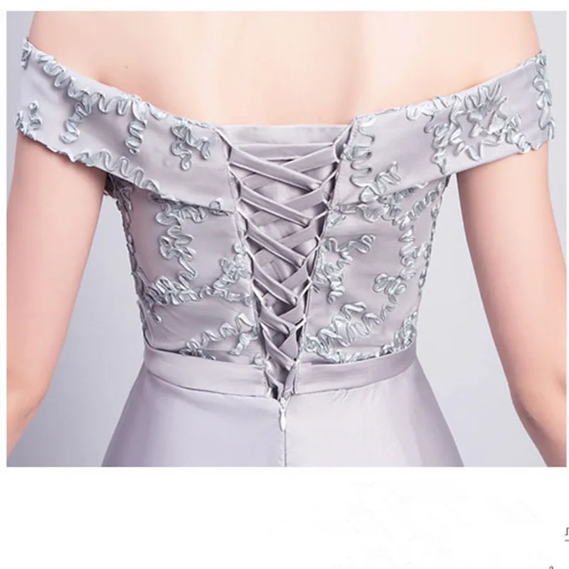 Женское длинное платье с вырезом лодочкой со шнуровкой|Платья подруги невесты| |