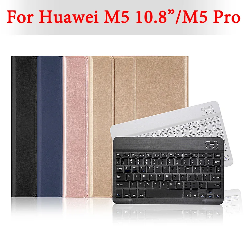 Bluetooth клавиатура чехол для Huawei MediaPad M5 10 8 дюймов Pro планшет CRM AL09 W09 Съемный