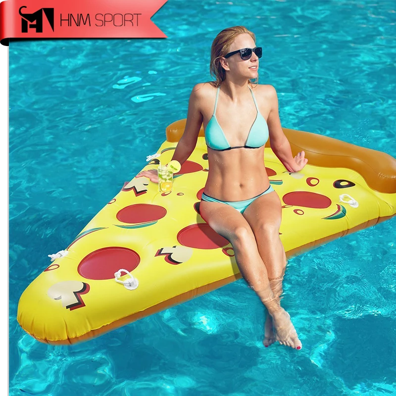 71 дюйм 1 8 м летняя Новинка блестящая пицца надувной плавающий ряд бассейн