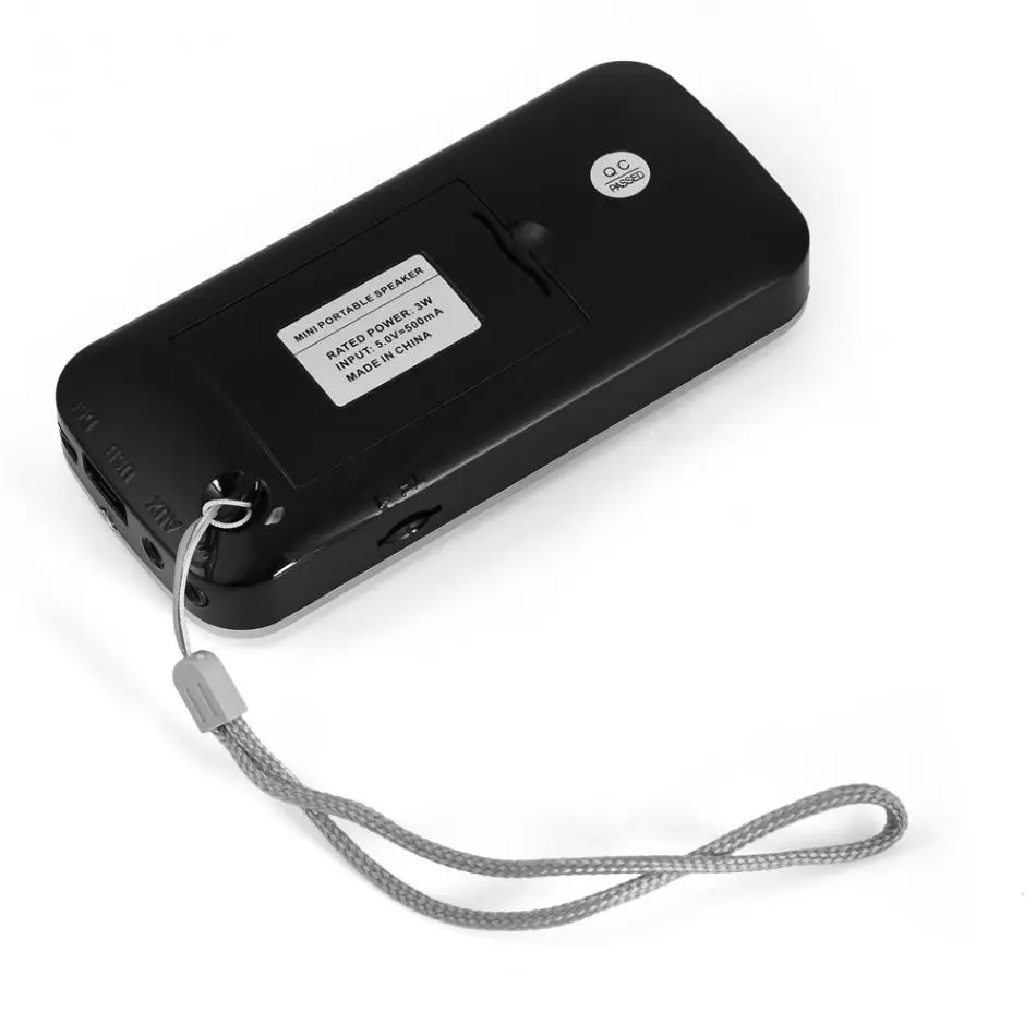 Портативный цифровой аудиоплеер светодиодный фонарик с поддержкой tf карты USB AUX