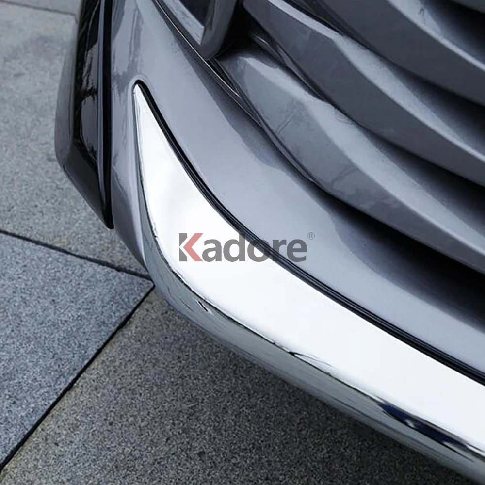Для Toyota Camry HYBRID хромированная решетка переднего нижнего бампера нижняя крышка защитная полоса отделка Аксессуары для автомобиля Стайлинг