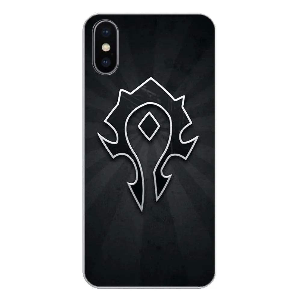 Transparent Soft Shell Covers For Motorola Moto X4 E4 E5 G5 G5S G6 Z Z3 G3 C Play Plus game WOW World of Warcraft horde |