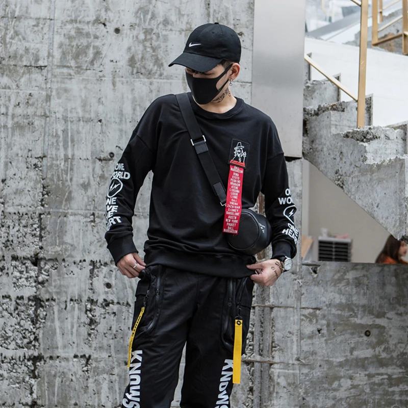 

Толстовка мужская с капюшоном, черная, без капюшона, 95% хлопок