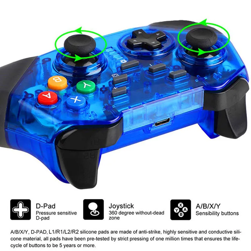 Беспроводной пульт дистанционного управления Bluetooth для мандо Pro с гироскопом и