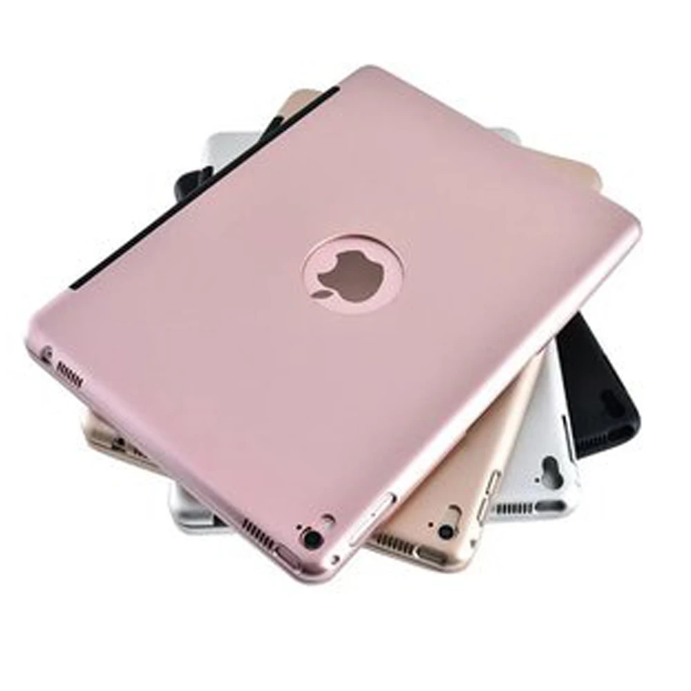 Беспроводная Bluetooth клавиатура для нового ipad 9,7 для ipad Air Folio style Stand Защитная+ пленка модная раскладушка ABS чехол для планшета