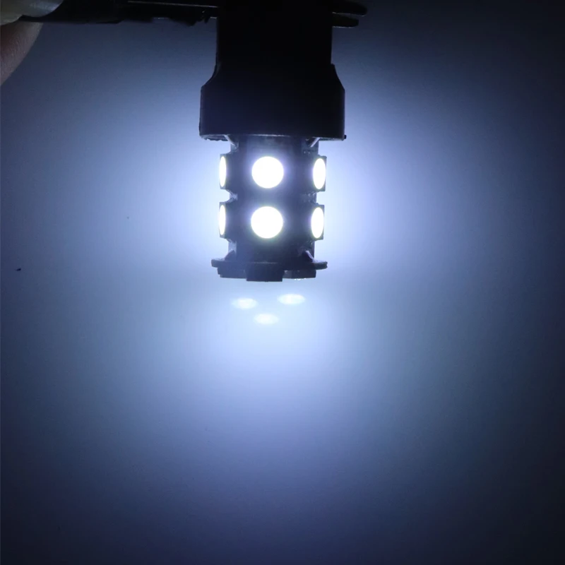 10 шт. Автомобильные светодиодные лампы T20 7443 W21/5 Вт 7440 13 smd 5050 13smd стоп-сигнал