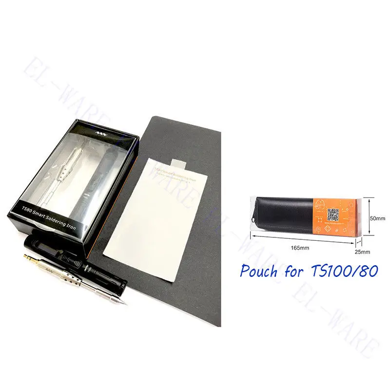 TS80 Мини Новый Умный Портативный Цифровой паяльник инструмент с B02 железные