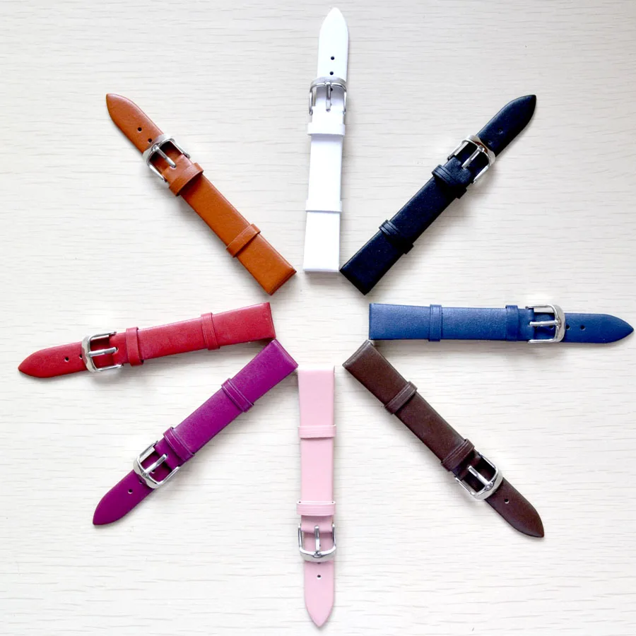 Ремешок для часов Гладкий мужчин и женщин популярный кожаный браслет наручных 12