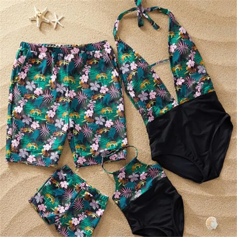 C0452 Color 4 Одинаковые комплекты для всей семьи; одежда для плавания; купальные костюмы для мамы и дочки; купальные шорты для папы и сына; пляжная одежда для мамы, папы и меня; C0452 - Цвет: C0452 Color 4
