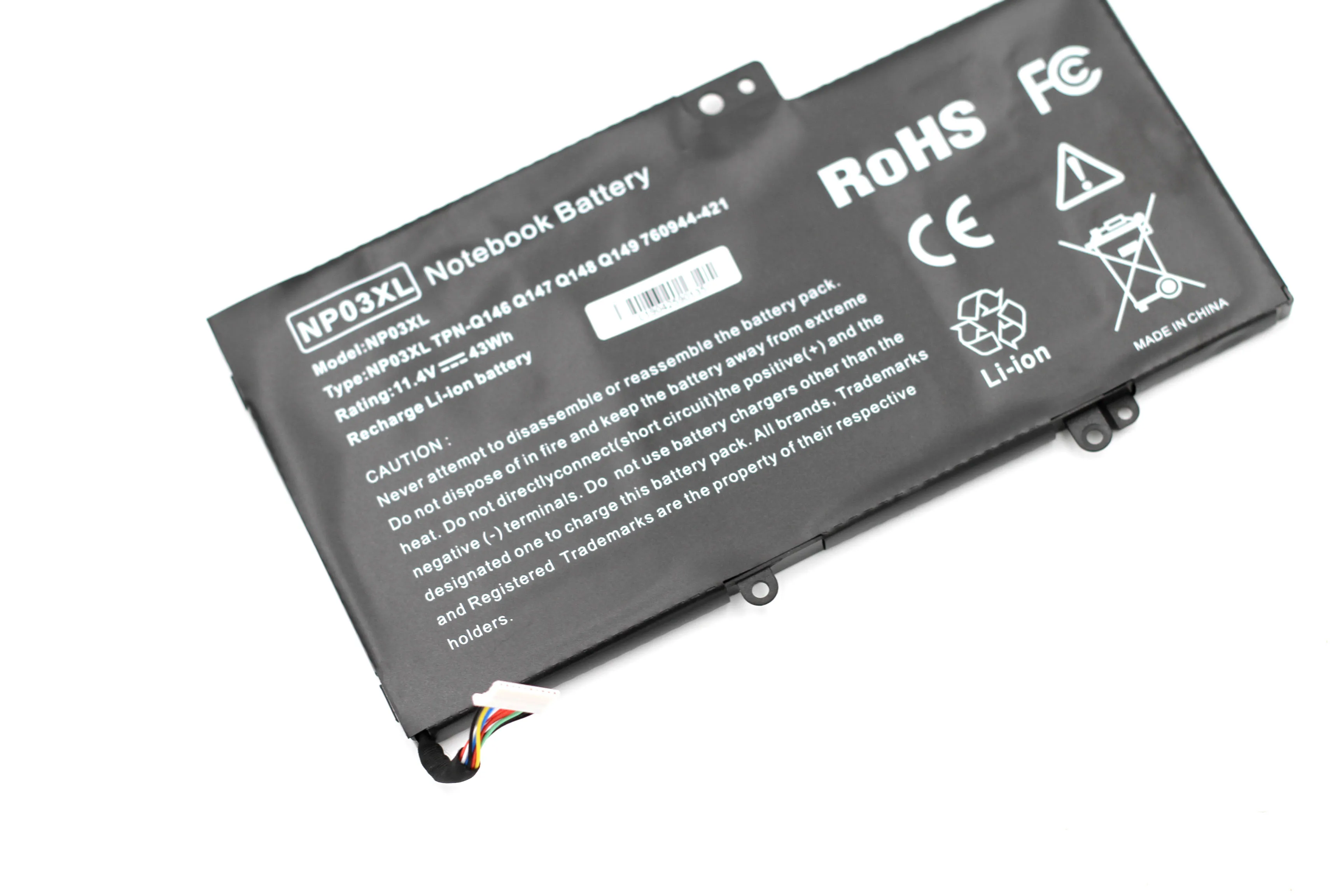 Аккумулятор Golooloo для ноутбука Hp Pavilion X360 13 A010DX Envy 15 U010DX U337CL U050CA NP03XL 11 4 в