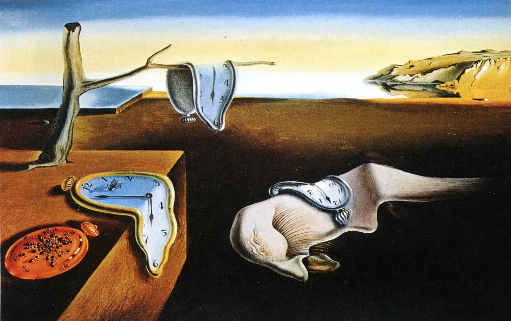 Salvador Dali искусство сохранения памяти Настенный декор Шелковый Принт