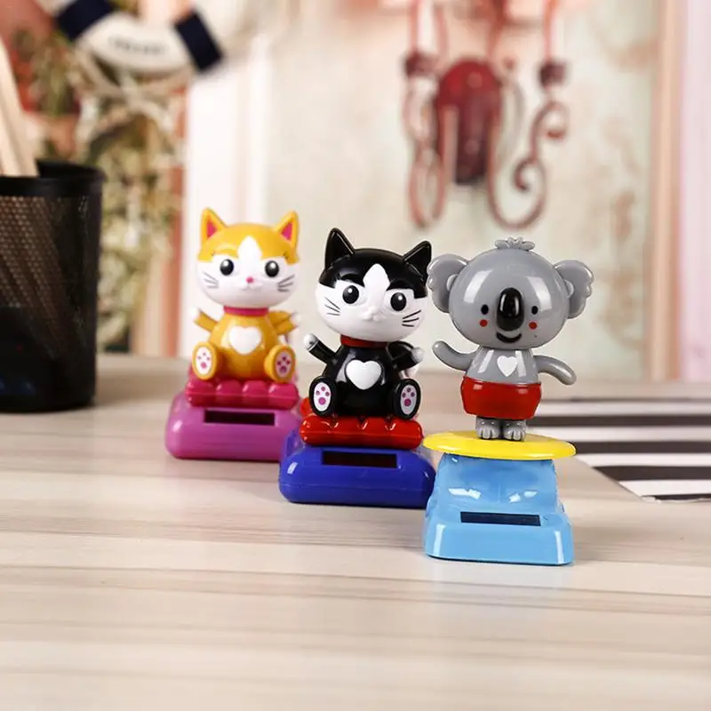 Автомобильные аксессуары на солнечной батарее с качающейся головой Lucky Cat