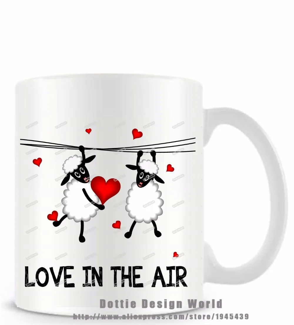 Love in the air забавная новинка кружка для путешествий керамическая белая кофейная