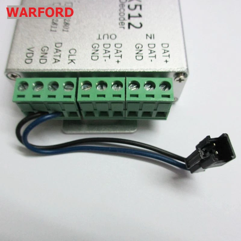 DC5V/12V ws2812B ws2801 WS2811 DMX dmx512 rgb led controller DMX512 Decoder BOARD IC strip LED SPI Converter | Освещение