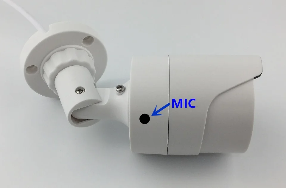 Hi3516E + SC2235 IP сетевая пластиковая цилиндрическая камера интегрированная MIC аудио