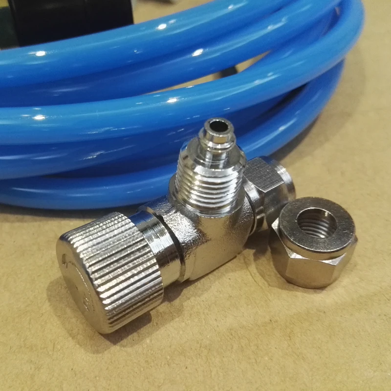 Аквариум diy СО2 система трубки игольчатый клапан манометр крышка бутылки