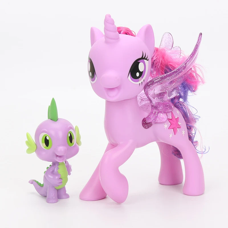 Электронные игрушки My Little Pony Princess Twilight Sparkle & Spike the Dragon Friendship Duet из ПВХ|toys princess|action