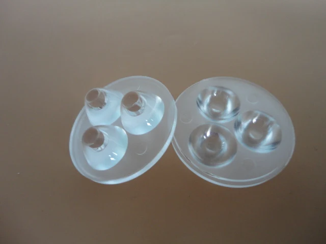 Линза высокой мощности диаметр 25 мм матовая поверхность 60 градусов светодиодная