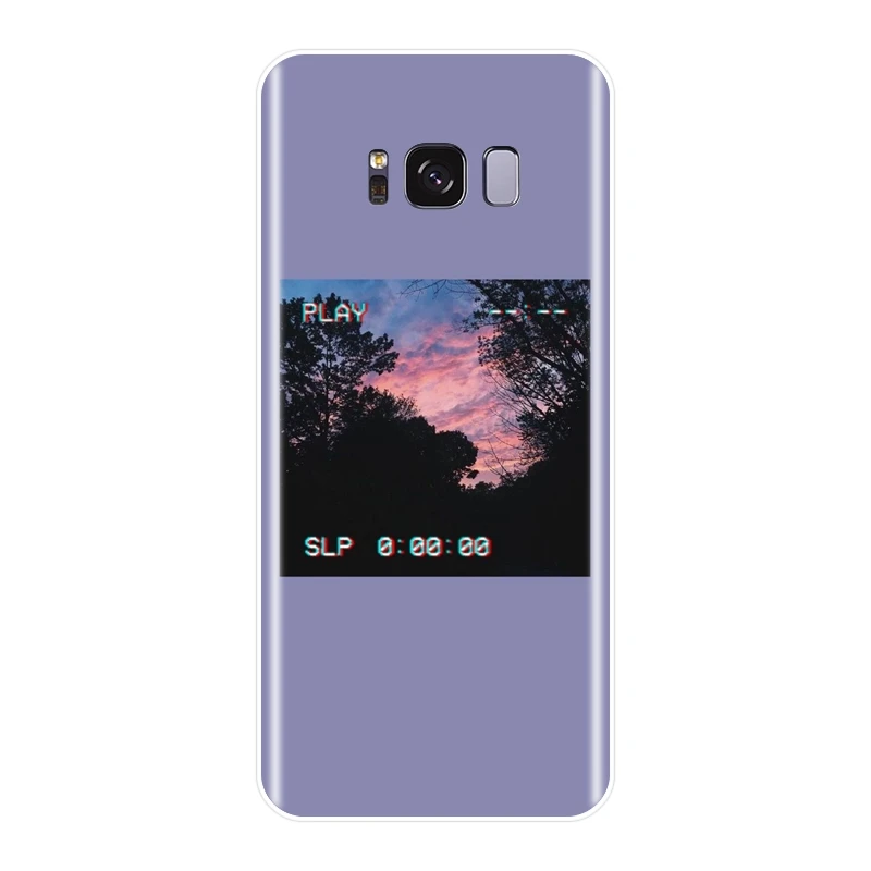 Мягкий силиконовый чехол для телефона Samsung Galaxy S8 S9 Plus S5 S6 S7 Edge задняя крышка с