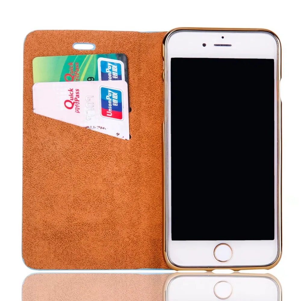 Роскошные Bling Блеск Камня кожаный бумажник для iPhone 7/Plus/6 6 s/Galaxy S8/S7 /edge diamond