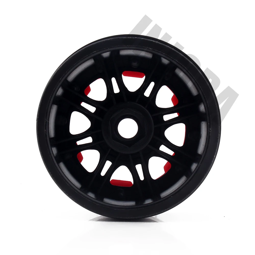 4 шт. пластик 2 &quotBeadlock обод колеса для 1/10 осевого SCX10 RR10 Рейф RC Рок Гусеничный |