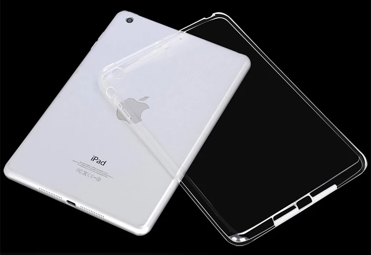 Силиконовый чехол для iPad Air 2 1 прозрачный IPad 3 Ipad 4 Mini ТПУ Мягкая задняя крышка
