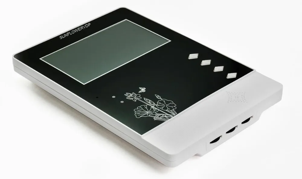 Цветная система видеонаблюдения видеодомофон для квартиры 6 кнопок + мониторов